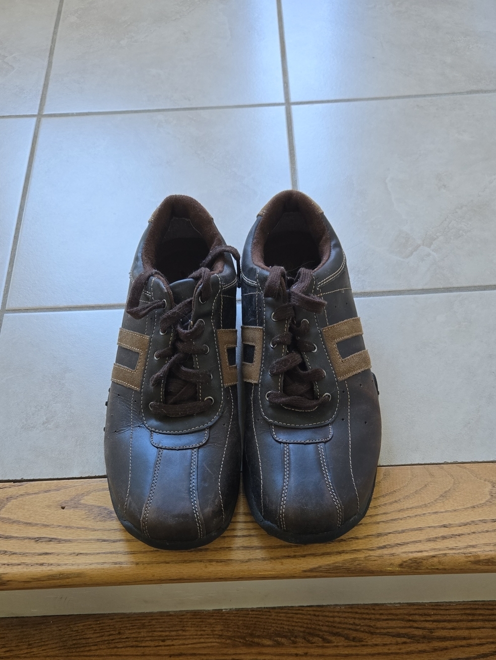 Mossimo Supply Co. Brown and Tan Lace-Up Men's Sneakers Size 12